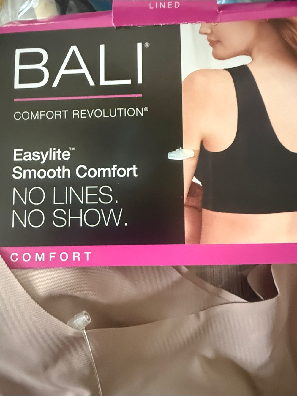 Bali Comfort Revolution Wireless Bra Top - Mauve Taupe
